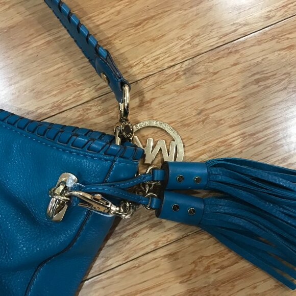 Michael Kors turquoise hobo bag (Preowned) - Picture 7 of 9
